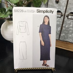 Simplicity Sewing Pattern S9226 Skirt And Top